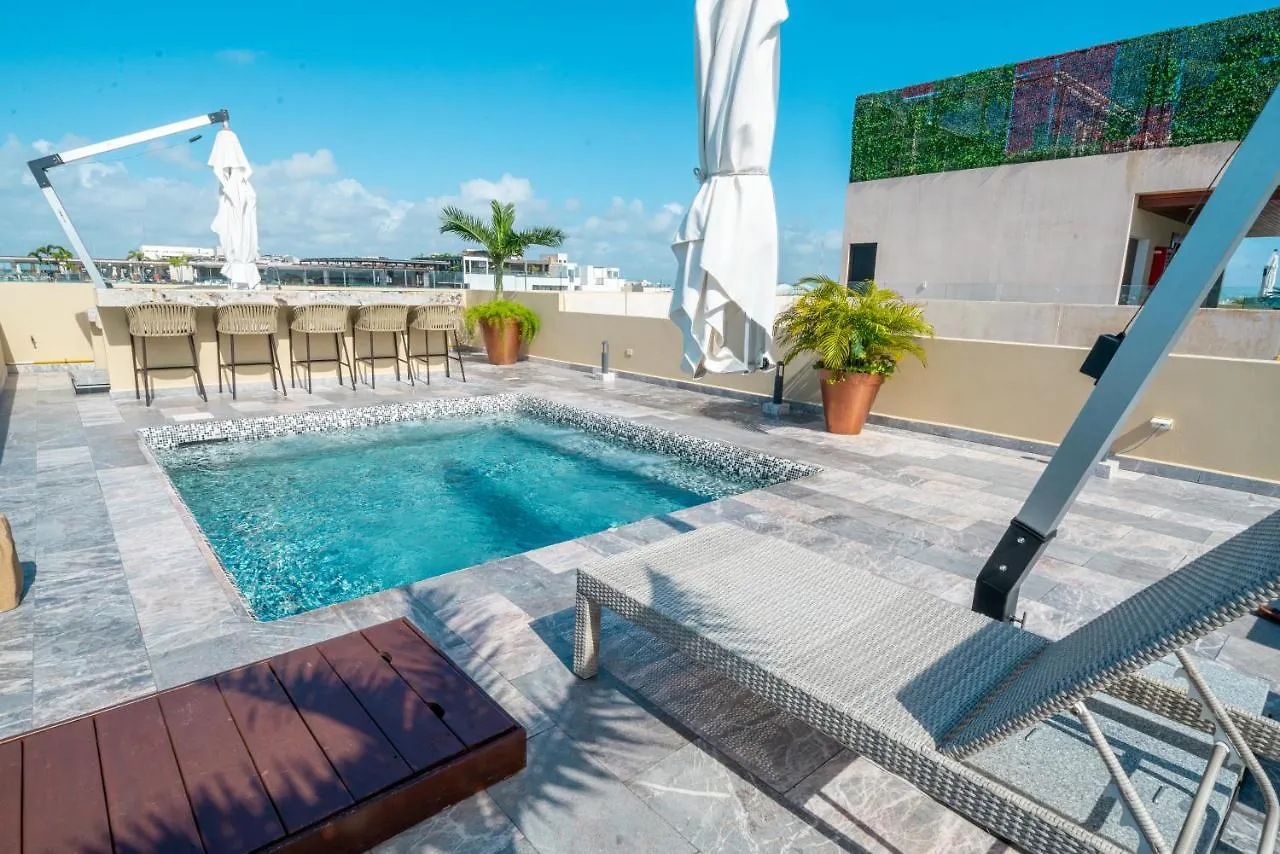 Apartment Luxury 1 Bedroom Condo With Rooftop Pool - Singular Joy Residences, Jojo Playa del Carmen Mexico